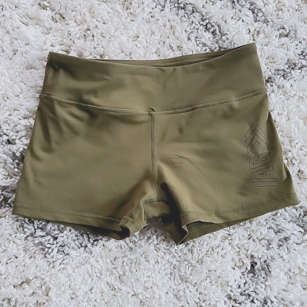 IAmBecoming Army Green Lifting Shorts